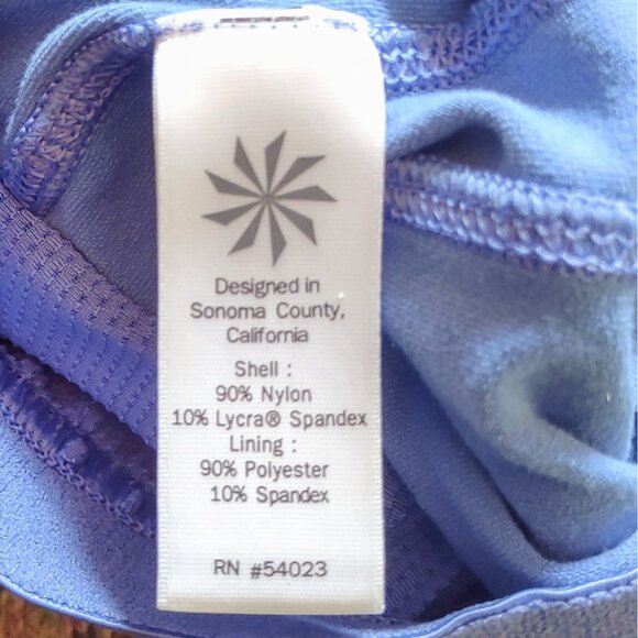 Athleta Beloved Bralette Baja Blue Womens Size Small Sports Bra Internal Bra - Picture 5 of 5